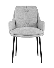 Кресло Stool Group Саманта рогожка светло-серый 129068 BEL-40 1