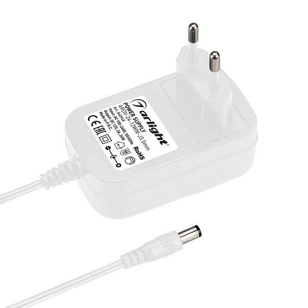 Блок питания Arlight ARDV-24-12WW-J3.5mm 12V 24W IP20 2A 040948 Фото № 1