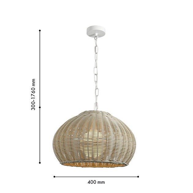 Подвесной светильник Favourite Wicker 4885-1P Фото № 3