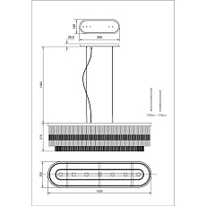 Подвесной светильник Divinare Brillante 6813/17 SP-7 1
