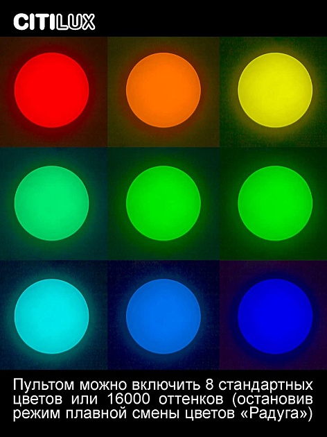 Потолочный светодиодный светильник Citilux Лаконика CL725680G Фото № 17