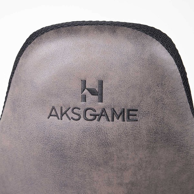 Игровое кресло AksHome Royal серо-коричневый, велюр 85992 фото 4