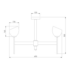 Подвесная люстра Eurosvet Arrista 60130/6 хром Smart 2