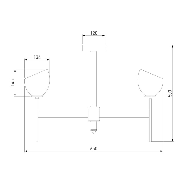 Подвесная люстра Eurosvet Arrista 60130/6 хром Smart Фото № 3