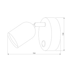 Спот TK Lighting 3278 Top Graphite 1