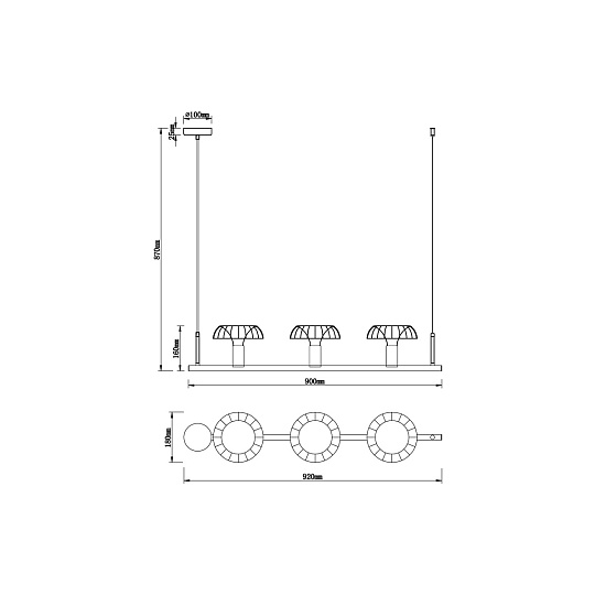 Подвесной светильник Vele Luce Olivia VL5642P03 изображение 4 Подвесной светильник Vele Luce Olivia VL5642P03 Фото № 4