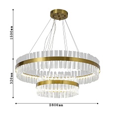 Подвесной светодиодный светильник Favourite Placerat 4012-12P 1