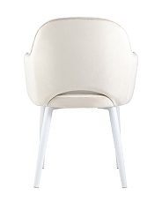 Кухонный стул Stool Group Венера велюр кремовый (ножки белые) MC16-2 KD HLR-2 3