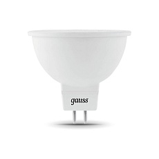 Лампа светодиодная диммируемая Gauss GU5.3 5W 3000K матовая 101505105-D 2