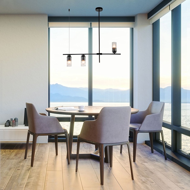 Подвесная люстра Escada Reverse 2100/3P Black Фото № 6