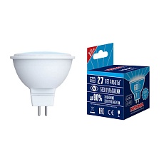 Лампа светодиодная GU5.3 7W 4000K матовая LED-JCDR-7W/NW/GU5.3/NR UL-00003837 1