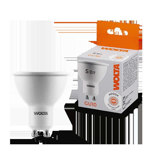 Светодиодная лампа WOLTA 25SPAR16-230-5GU10 изображение 1 Светодиодная лампа WOLTA 25SPAR16-230-5GU10 Фото № 1