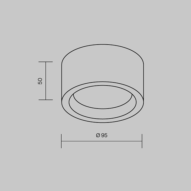 Потолочный светильник Maytoni Modern Basic Texture MOD461CL-01B Фото № 3