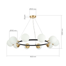 Подвесная люстра Evoluce FORLI SLE220403-10 2