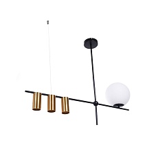 Подвесной светильник Lumina Deco Drino LDP 6042-4 BK+MD 1