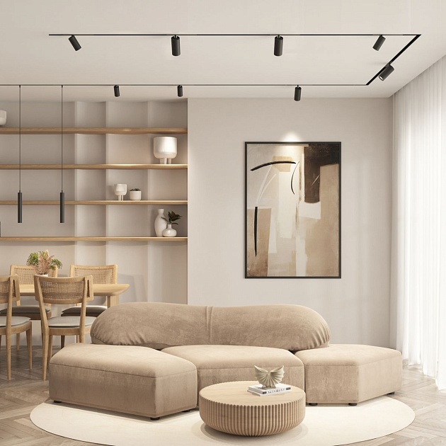 Трековый светодиодный светильник Denkirs Simple Spot DK8220-BK Фото № 5