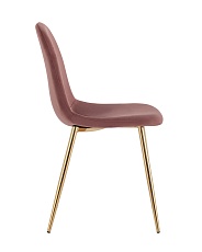 Кухонный стул Stool Group Валенсия SN велюр пыльно-розовый золотые ножки OS-001L HLR-44 gl 2