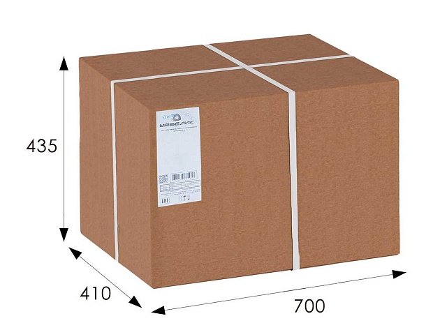 Приставной стол Мебелик Неро 002760 Фото № 2