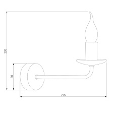 Бра TK Lighting 4611 Limal 1