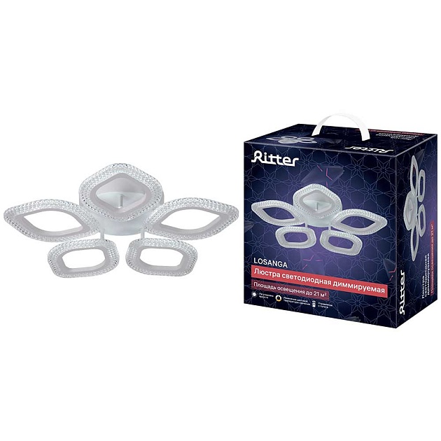 Потолочная люстра Ritter LOSANGA 52925 9 Фото № 1
