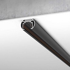 Шинопровод магнитный накладной Elektrostandard Slim Magnetic Round 85133/00 черный a064722