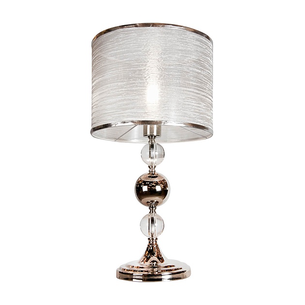 Настольная лампа iLamp Chelsea T2400-1 Nickel изображение 2 Настольная лампа iLamp Chelsea T2400-1 Nickel Фото № 2