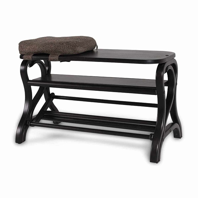 Обувница Мебелик Диана темно-коричневый 001943 Фото № 1