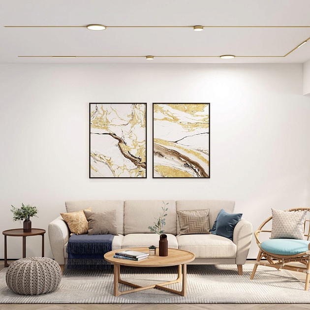 Трековый светодиодный светильник Denkirs Shine Linear DK5751-SB изображение 4 Трековый светодиодный светильник Denkirs Shine Linear DK5751-SB Фото № 4