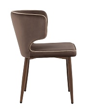 Кухонный стул Stool Group Матео с кантом велюр коричневый (ножки дерево) MC110 KD HLR-49/HLR-08 edge 3