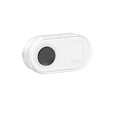 Кнопка звонка проводная Systeme Electric Blanca 0,4A 250V белая BLNZA000011