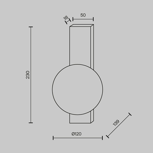 Бра Maytoni MOD470WL-01BS Фото № 4