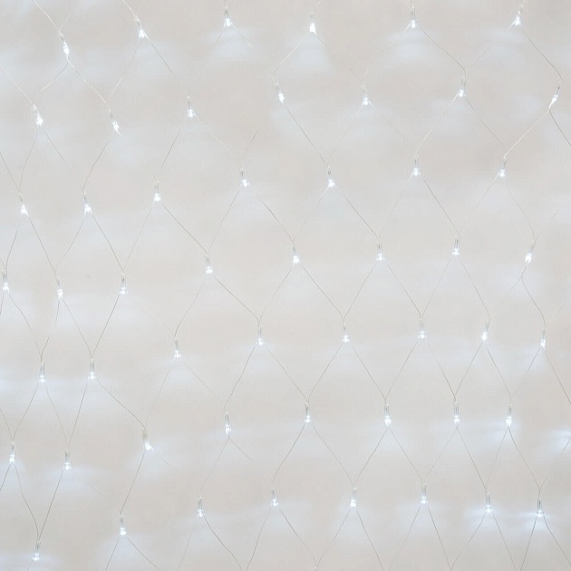 Светодиодная гирлянда Uniel сетка 220V белый ULD-N1515-96/STK White IP44 UL-00007220 Фото № 1