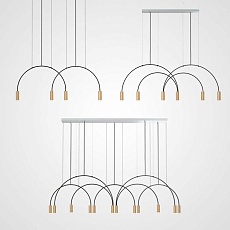 Подвесной светильник Imperium Loft ARC 3 Gold ARC01 189567-26 4