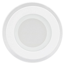 Встраиваемый светодиодный светильник Arlight LT-R96WH 6W Day White 014928  1