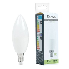 Лампа светодиодная Feron LB-980 E14 15W 4000K 52073