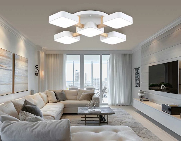 Люстра на штанге Ambrella light COMFORT FL4881 Фото № 4