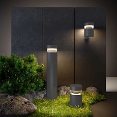 Уличный светодиодный светильник Elektrostandard 1531 Techno Led серый a052250 1