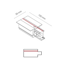 Ввод питания левый Nowodvorski Ctls Power 8234 1