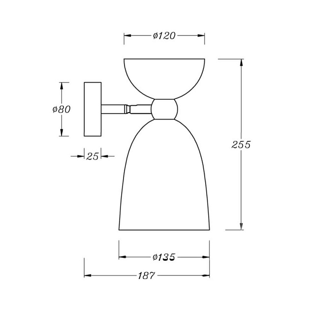 Бра Maytoni Cloches MOD113WL-01W Фото № 8