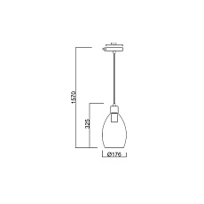 Подвесной светильник Vele Luce Placido VL5055P14 3
