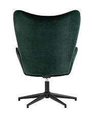 Поворотное кресло Stool Group Филадельфия регулируемое черная ножка велюр серо-зеленый FUCHS FLY1919-15 2