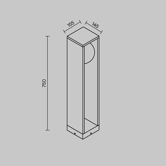 Ландшафтный светильник Maytoni Outdoor O483FL-L10GF3K изображение 9 Ландшафтный светильник Maytoni Outdoor O483FL-L10GF3K Фото № 9