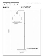 Торшер Lucide Julius 34738/01/61 1