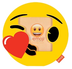 Фоторамка Innova PI09826 Ф/рамка 10*10cm Emoji smiley kiss, пластик (6/768) Б0037348