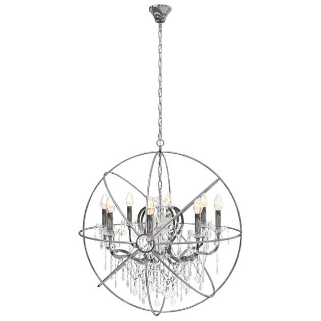 Подвесная люстра Loft IT Foucaults Orb Crystal 1896/8 Фото № 1