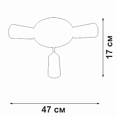 Потолочная люстра Vitaluce V3762-0/3PL 2