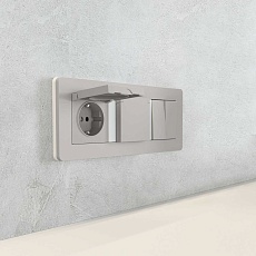 Рамка Werkel Split на 3 поста дымчатый/белый W0033067 4690389206085 3