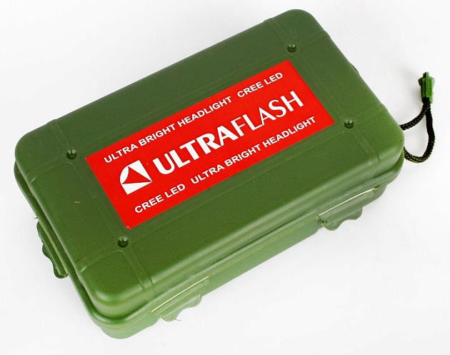 Налобный светодиодный фонарь Ultraflash Headlite аккумуляторный 100х80 260 лм E150 12188 Фото № 4