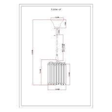 Подвесной светильник Moderli Wave V10766-1P 1