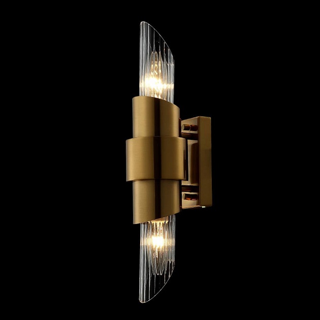 Бра Crystal Lux Justo AP2 Brass фото 2